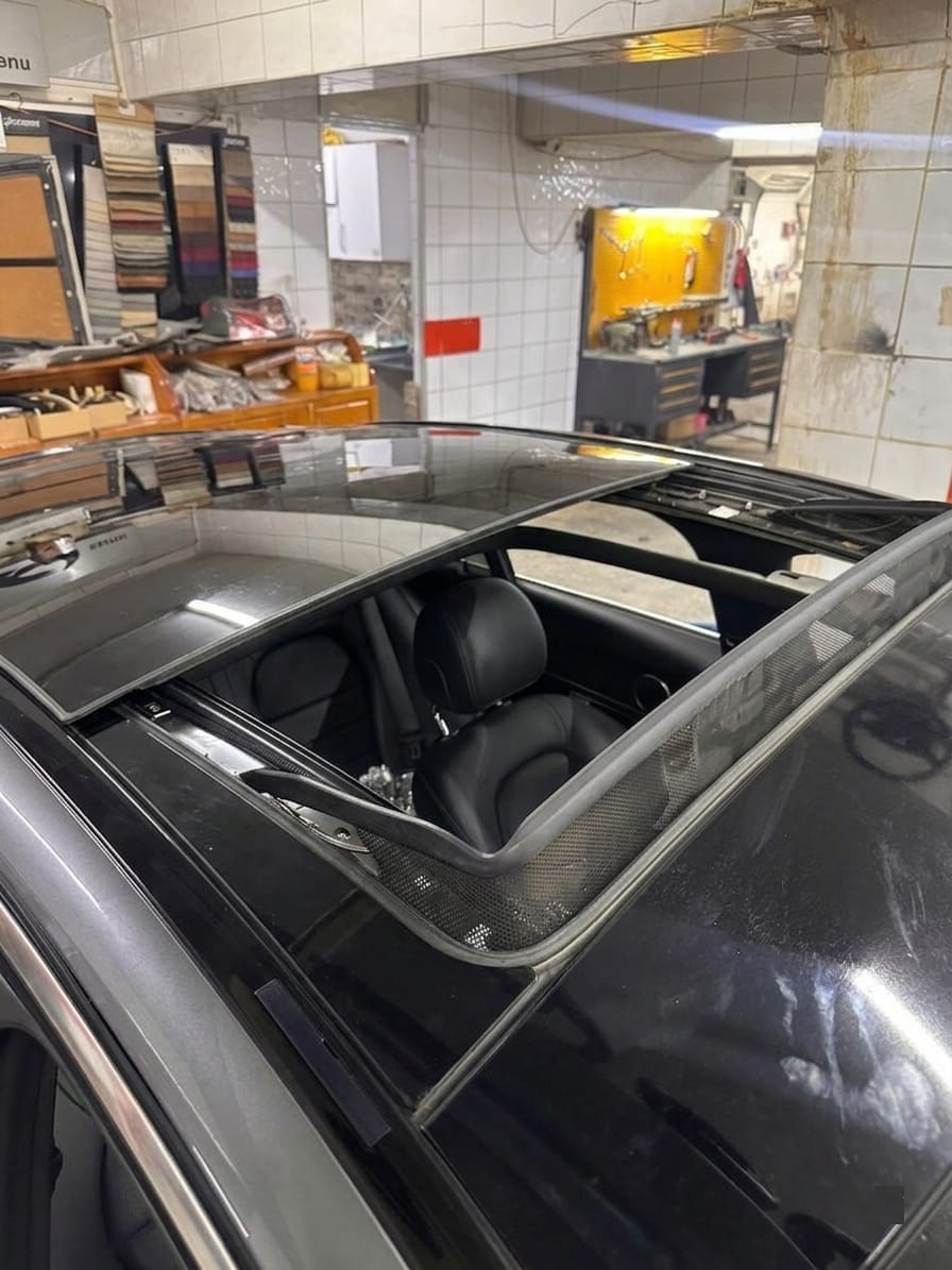 Sunroof onarım sonrası, düzgün çalışan sunroof